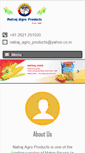 Mobile Screenshot of natrajagro.com